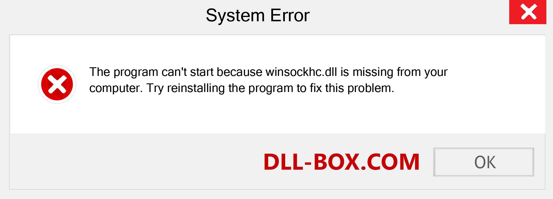  winsockhc.dll file is missing?. Download for Windows 7, 8, 10 - Fix  winsockhc dll Missing Error on Windows, photos, images